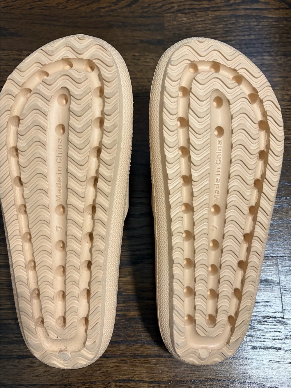 Bebe Cream Slide Sandals Logo - Picture 4 of 5